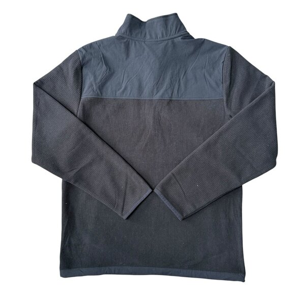 Canadian Geographic Sweater Jacket 1/2 Zip Pullover Mens Medium Fleece Black - Picture 3 of 6